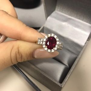 Womens ruby ring
